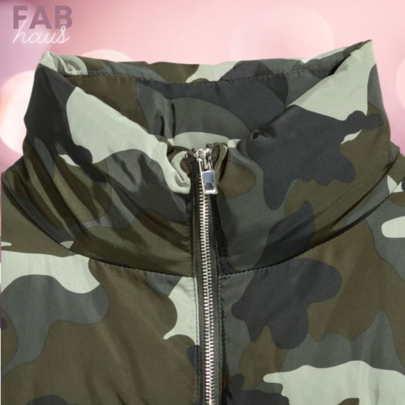 H&M | Camo Puffer Jacket - Picture 3 of 13